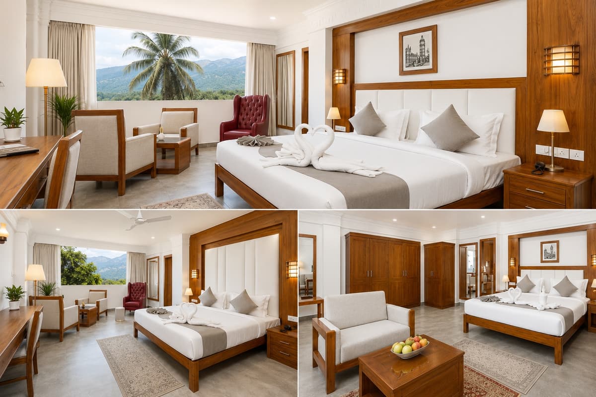 Suite Rooms at Hotel White House Munnar: Junior, Premium & Presidential Compared